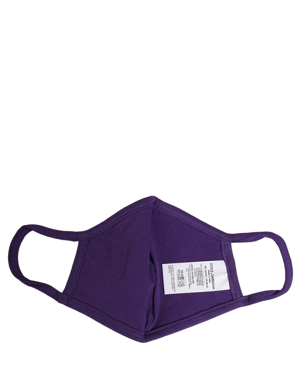 Dolce & Gabbana Purple Polyester DG CASA Logo Elastic Ear Strap Face Mask