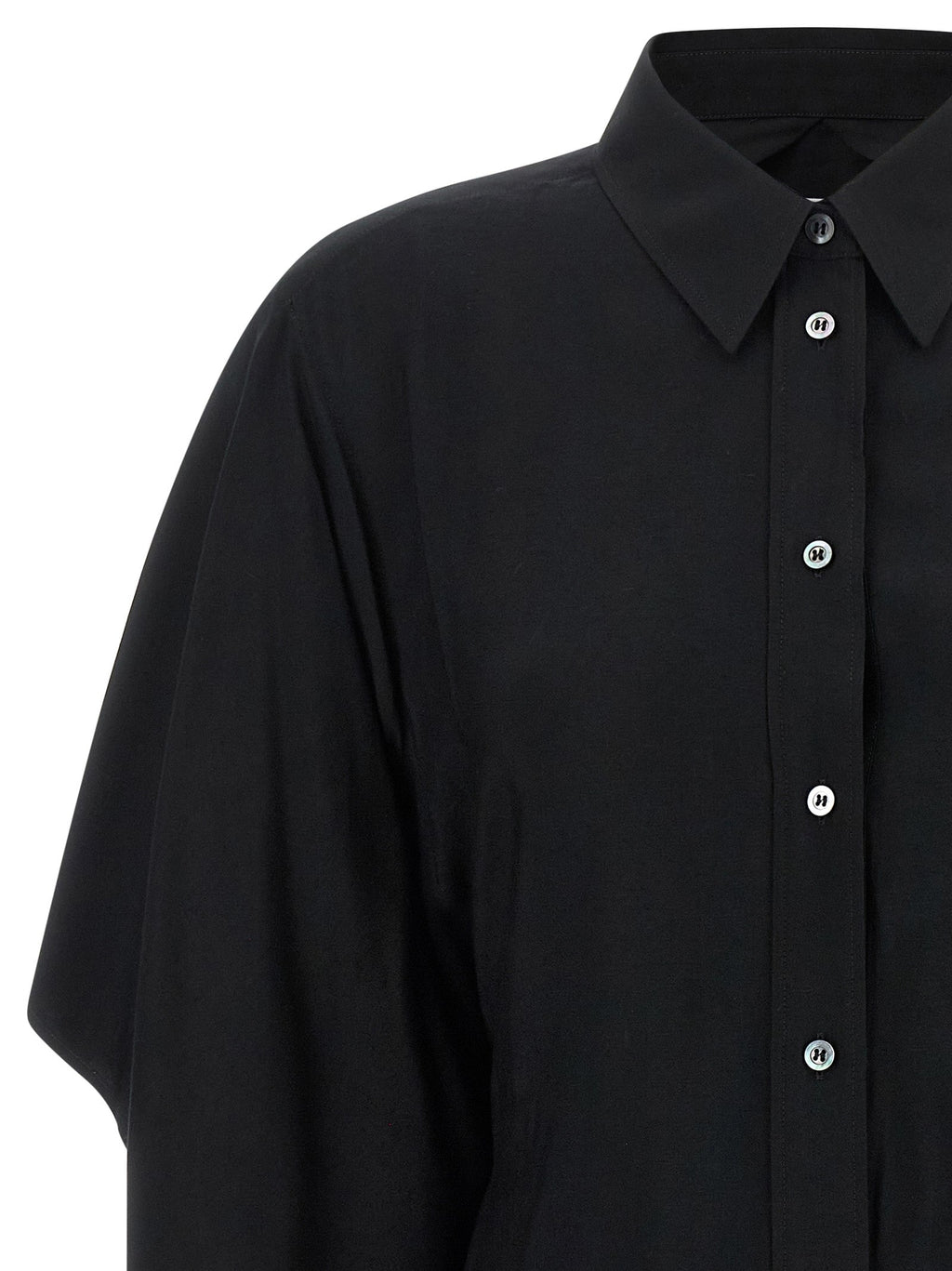 Maison Margiela Black Viscose Blouse