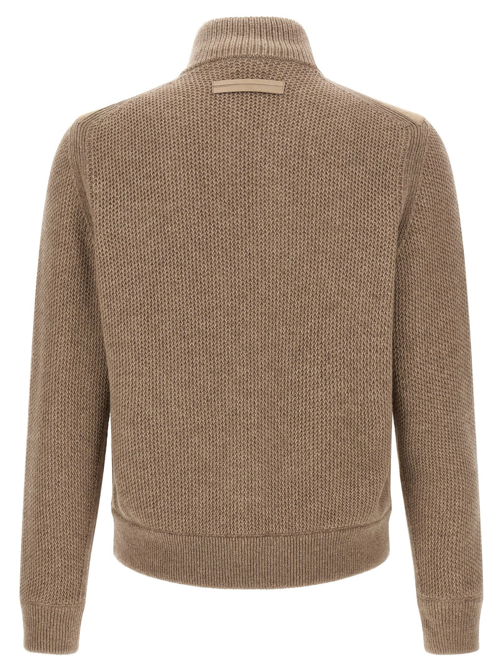 ZEGNA Beige Cashmere Cardigan