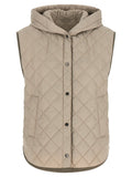 Brunello Cucinelli Beige Polyamide Sleeveless Jacket