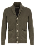 Brunello Cucinelli Bicolor Cotton Cardigan