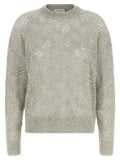 Brunello Cucinelli Gray Polyamide Cardigan