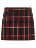 Guest in Residence Red Wool Long Skirt