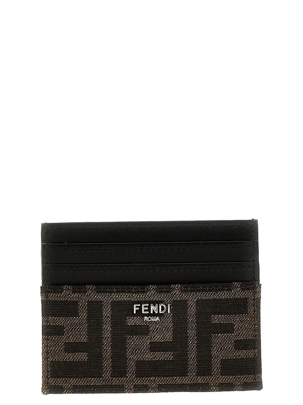 Fendi Brown Calfskin Cardholder
