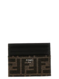 Fendi Brown Calfskin Cardholder