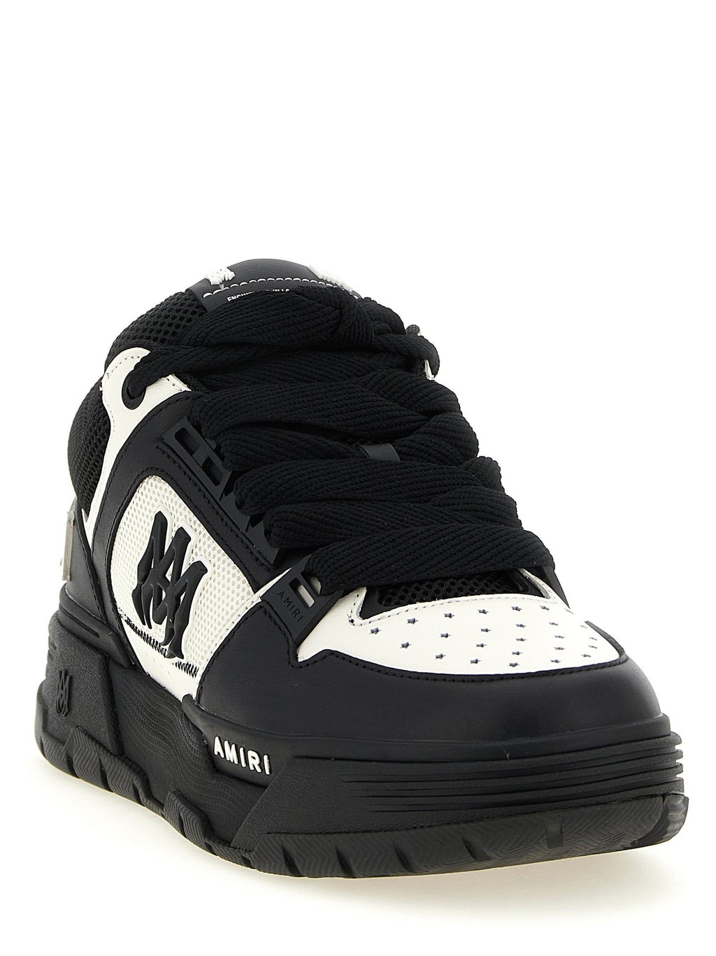 Amiri Bicolor Bovine Leather Athletic Sneakers