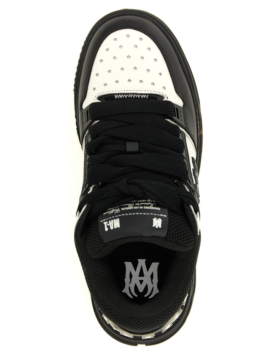 Amiri Bicolor Bovine Leather Athletic Sneakers
