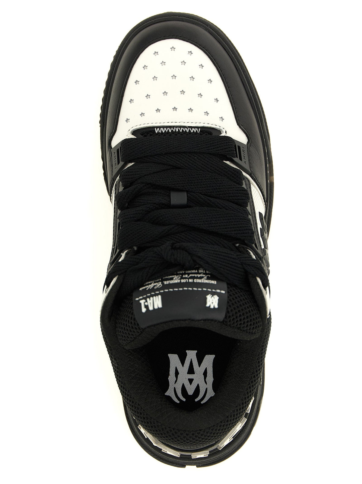 Amiri Bicolor Bovine Leather Athletic Sneakers