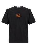 Stone Island Orange Cotton T-Shirt
