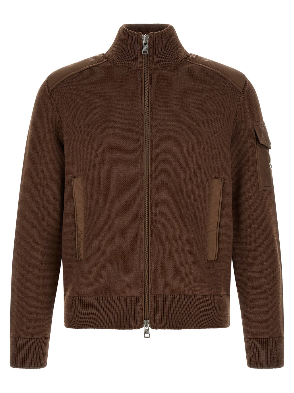 Moncler Brown Polyamide Cardigan