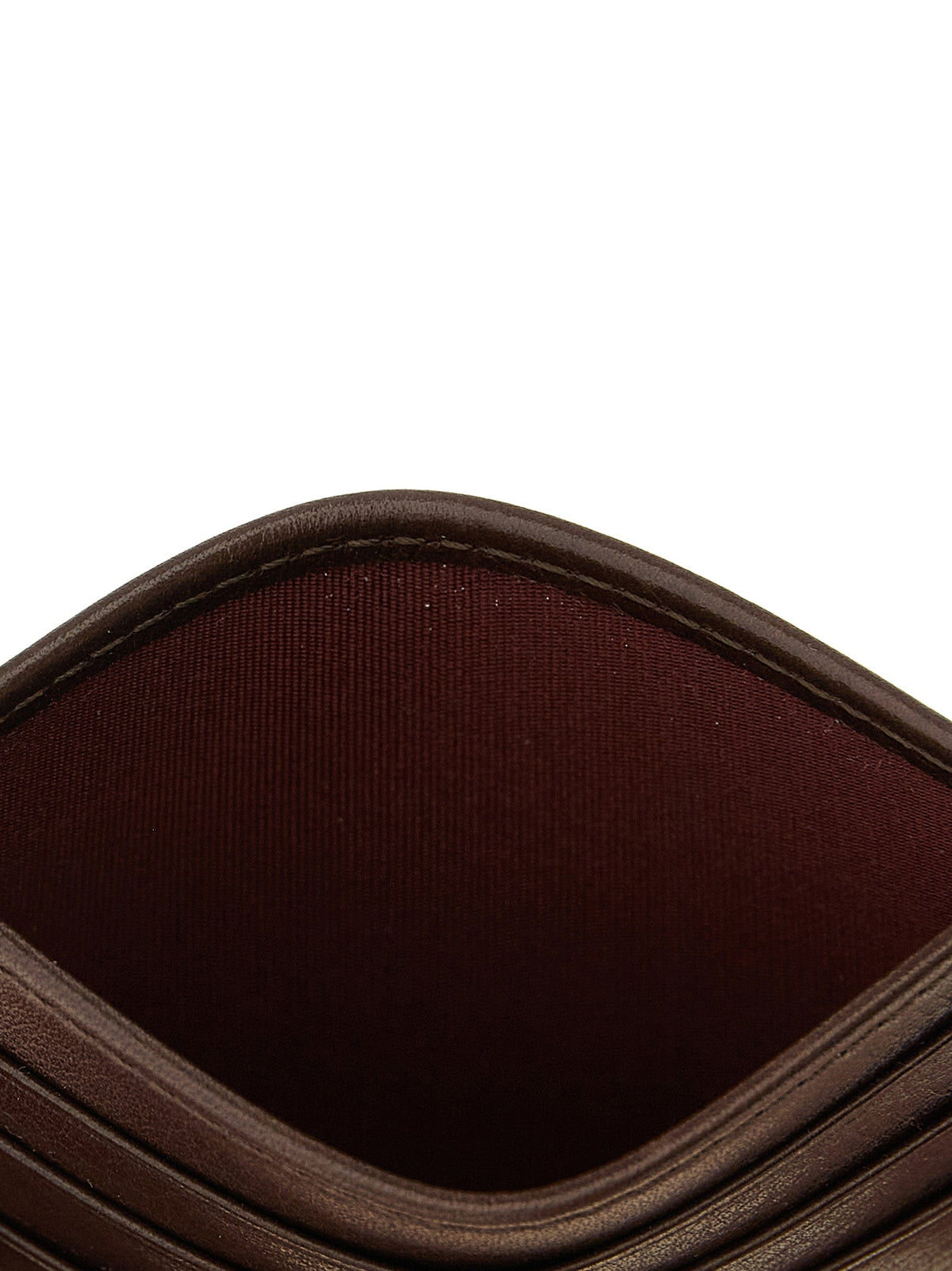 Brunello Cucinelli Brown Calfskin Cardholder