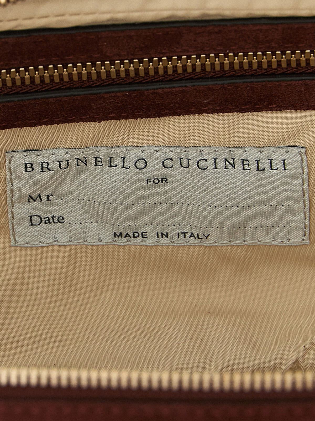 Brunello Cucinelli Bordeaux Calfskin Accessories