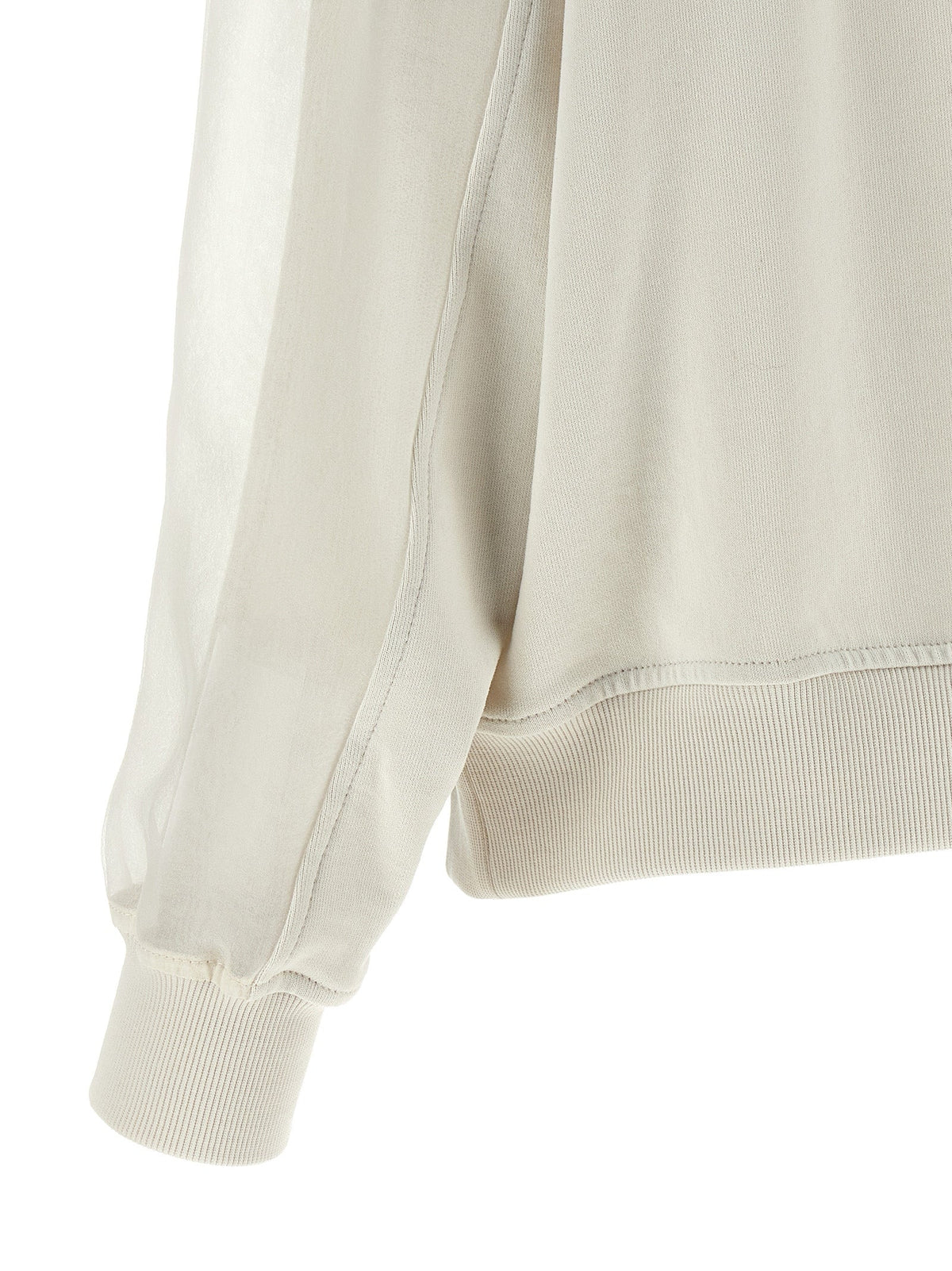 Brunello Cucinelli White Cotton Sweatshirt
