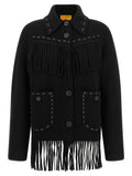 Guest in Residence Black Wool Full-Length Jacket