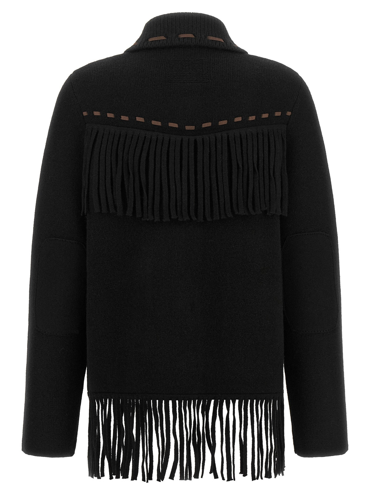 Guest in Residence Black Wool Full-Length Jacket