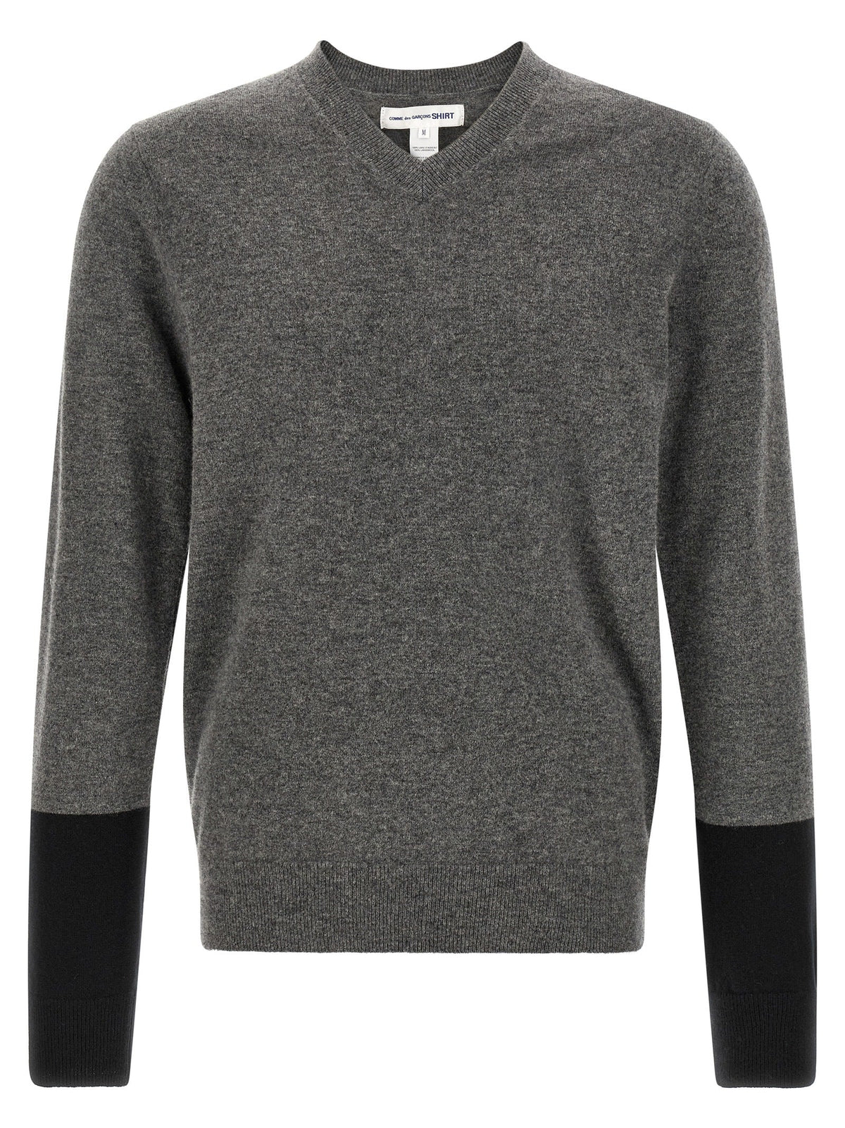Comme Des Garçons Gray Wool Cardigan