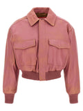 Diesel Multicolor Lamb Leather Leather Jacket