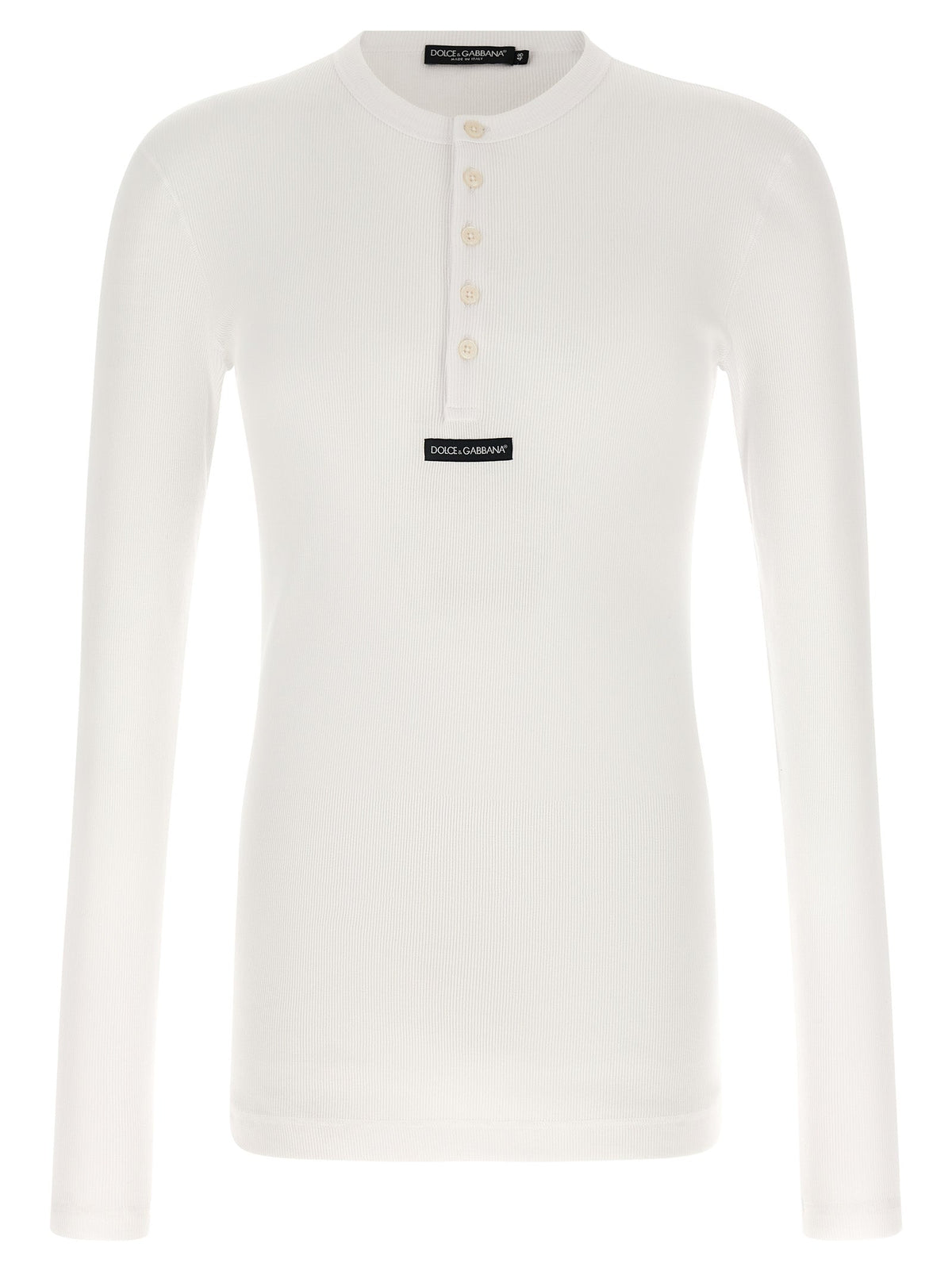 Dolce & Gabbana White Cotton T-Shirt