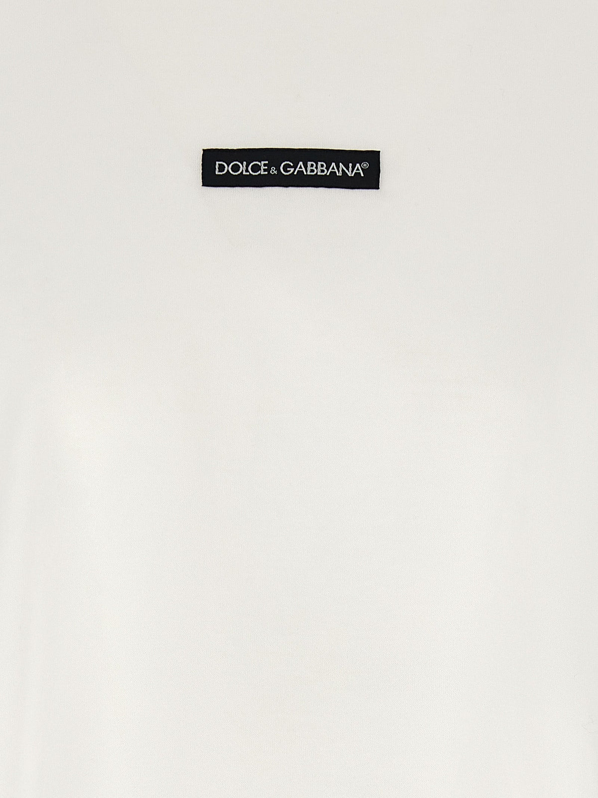 Dolce & Gabbana White Cotton T-Shirt