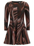 Emilio Pucci Bordeaux Polyamide Short Dress