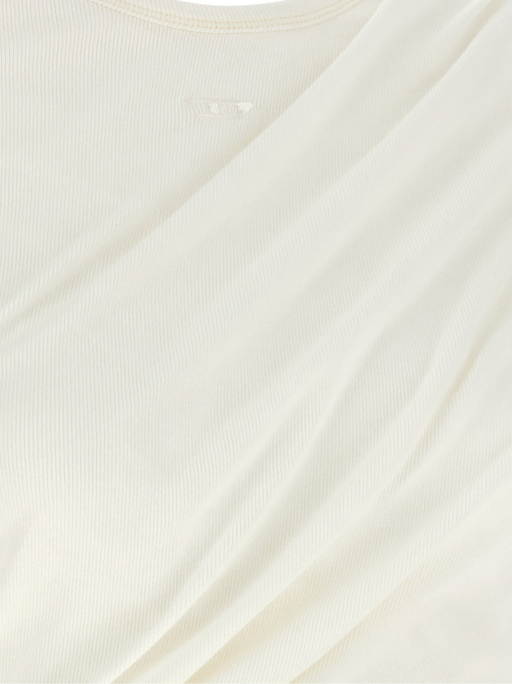Diesel White Cotton Long Sleeve T-Shirt