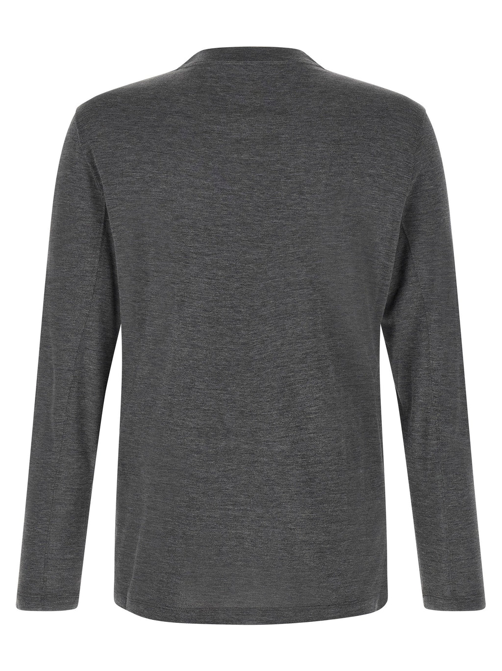 Brunello Cucinelli Gray Silk T-Shirt
