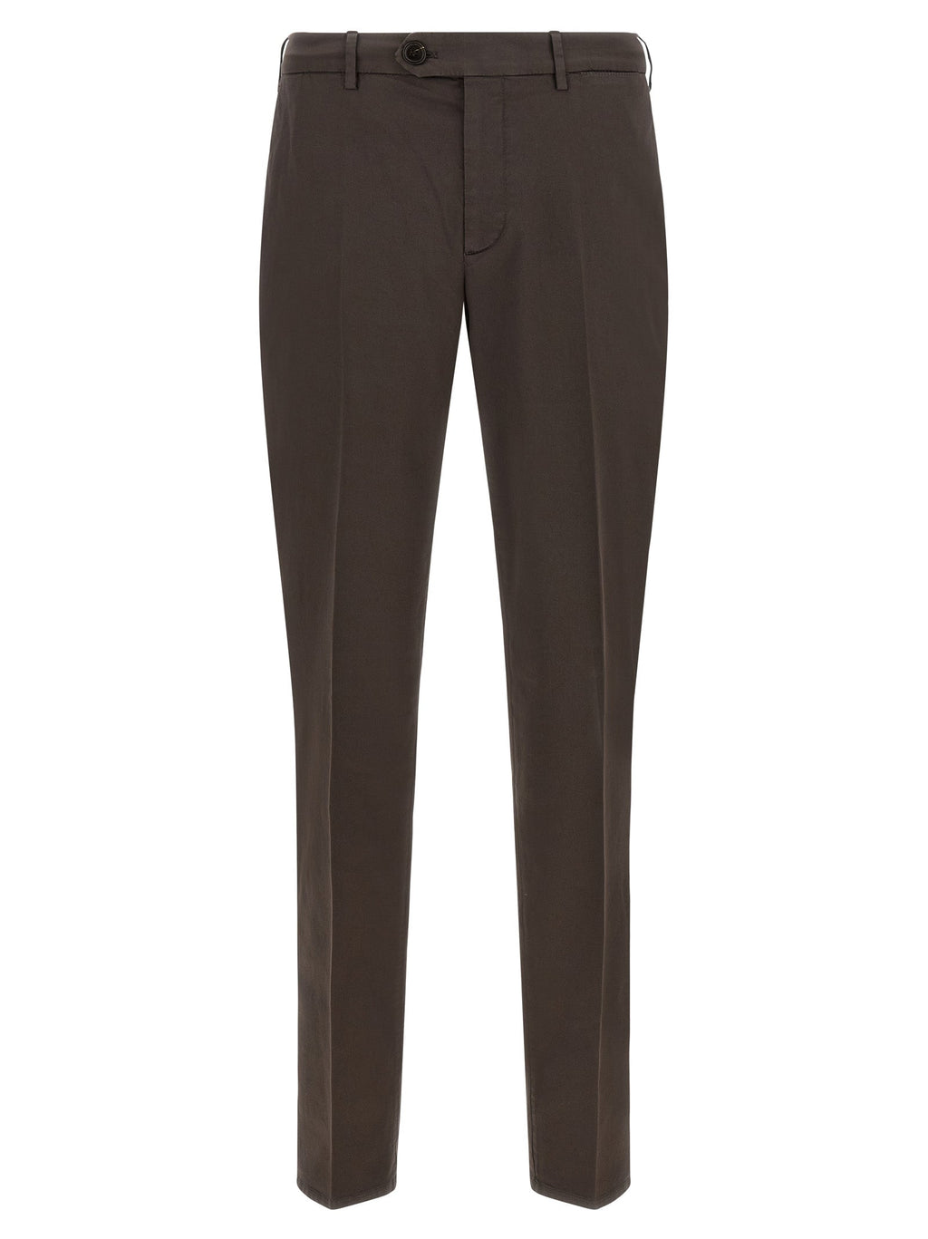 Brunello Cucinelli Brown Cotton Casual Pants