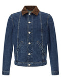 Brunello Cucinelli Blue Cotton Denim Jacket