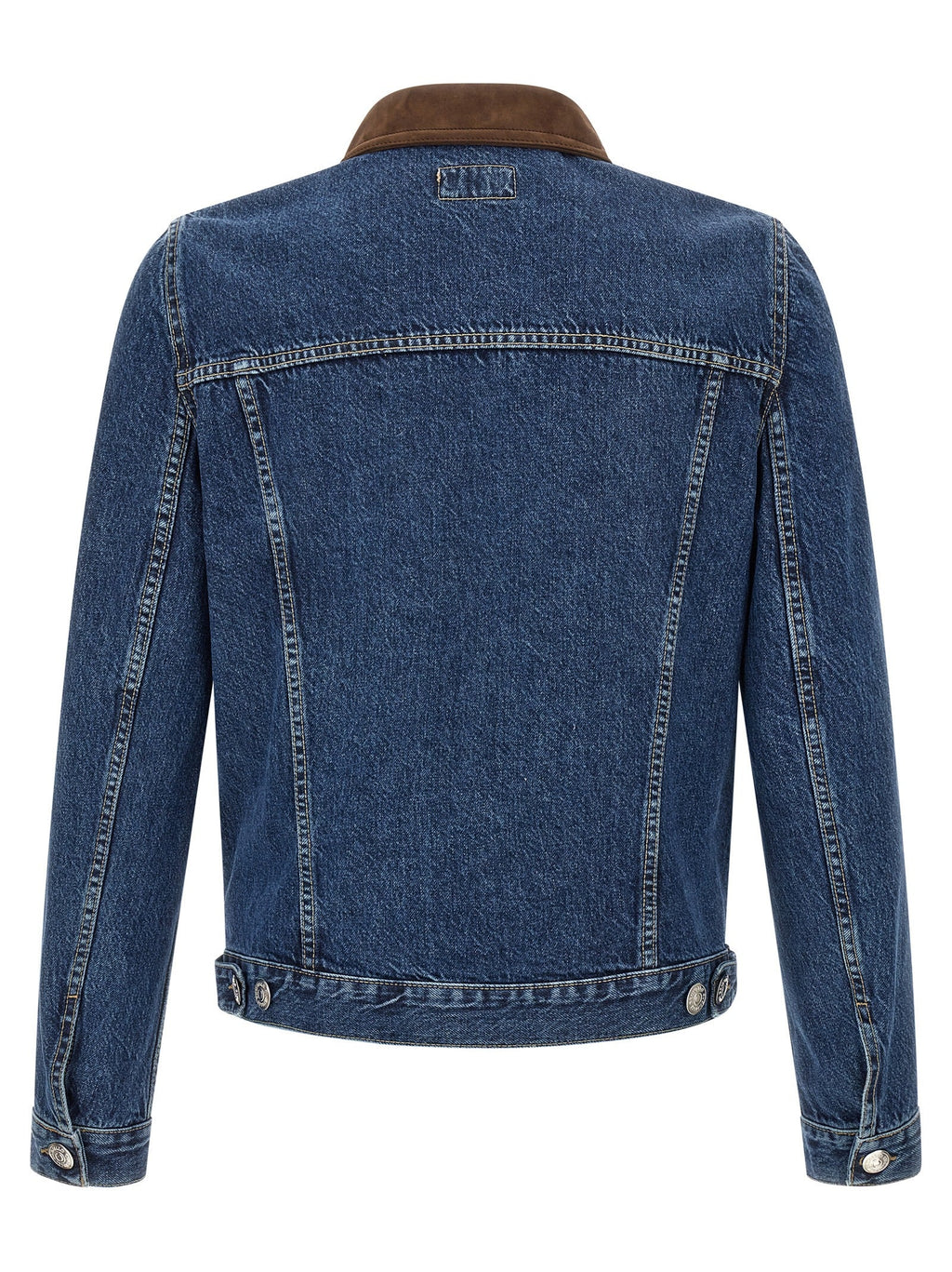 Brunello Cucinelli Blue Cotton Denim Jacket