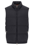 Brunello Cucinelli Blue Polyester Sleeveless Jacket