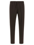 Lardini Brown Virgin Wool Casual Pants