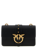PINKO Black Calfskin Crossbody Bag