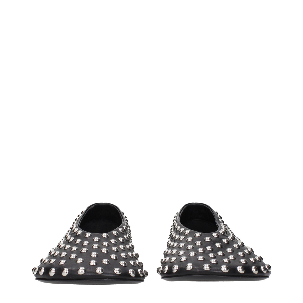 Jil Sander Black Leather Ballet Flats