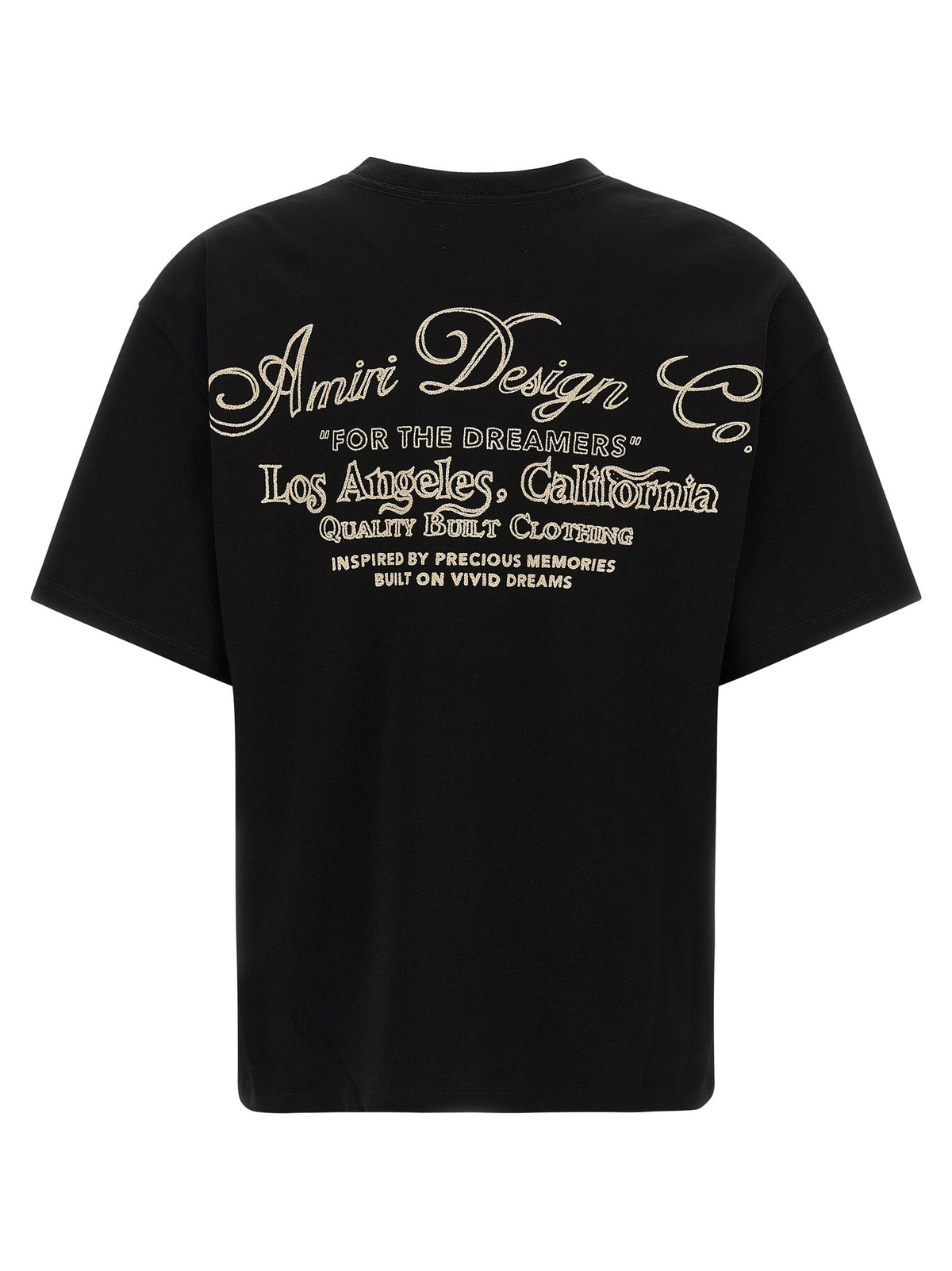 Amiri Black Cotton T-Shirt