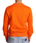 Orange King Ceasar Cotton Pullover Sweater