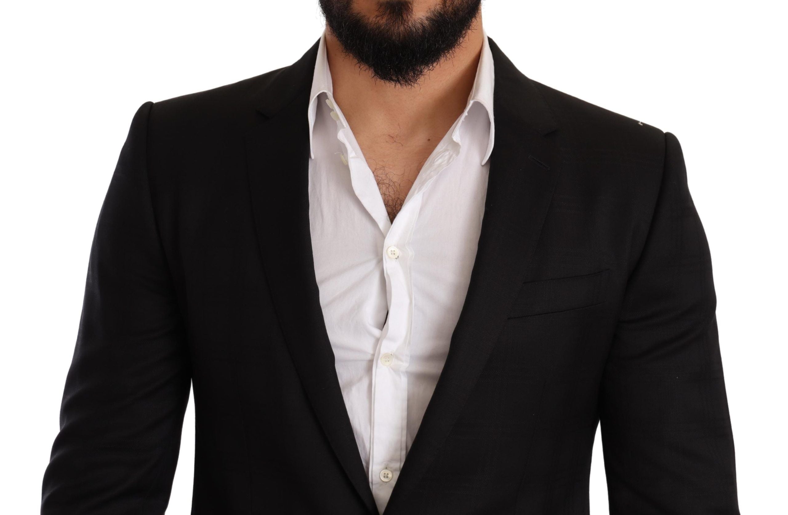 Dark Gray Check MARTINI SLIM FIT 2 Piece Suit