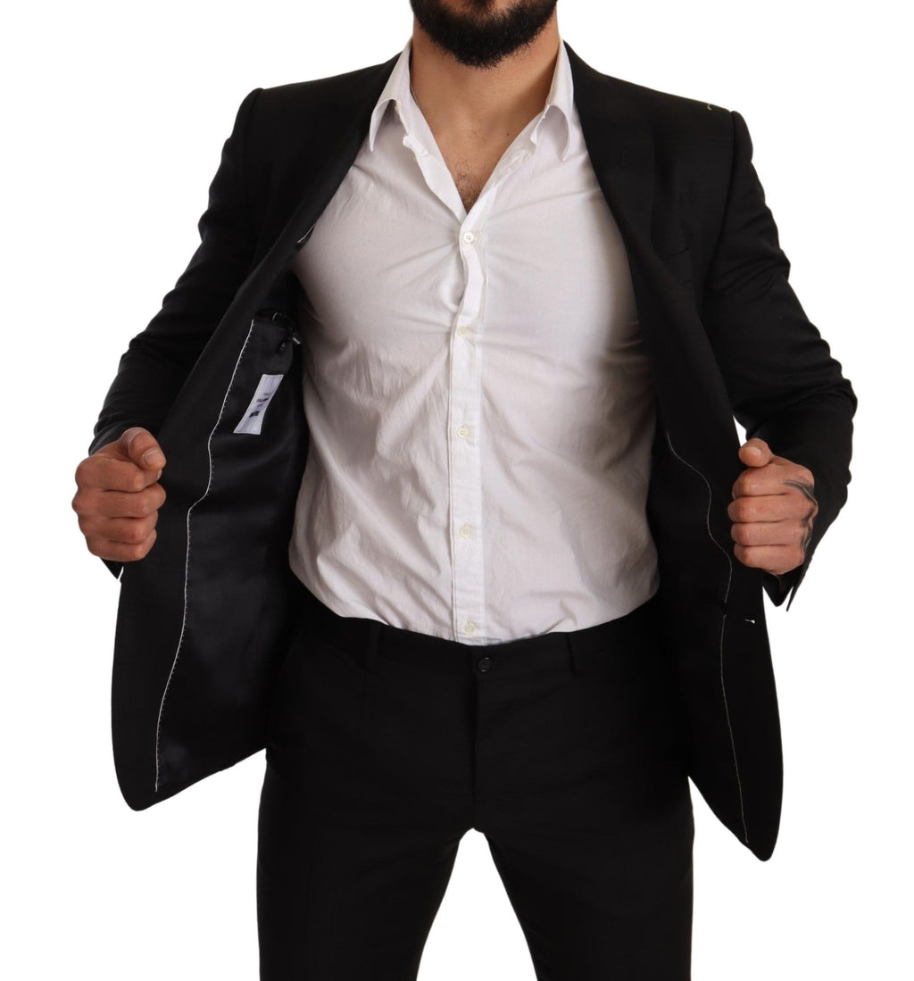 Dark Gray Check MARTINI SLIM FIT 2 Piece Suit