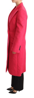 Pink Double Breasted Trenchcoat Jacket