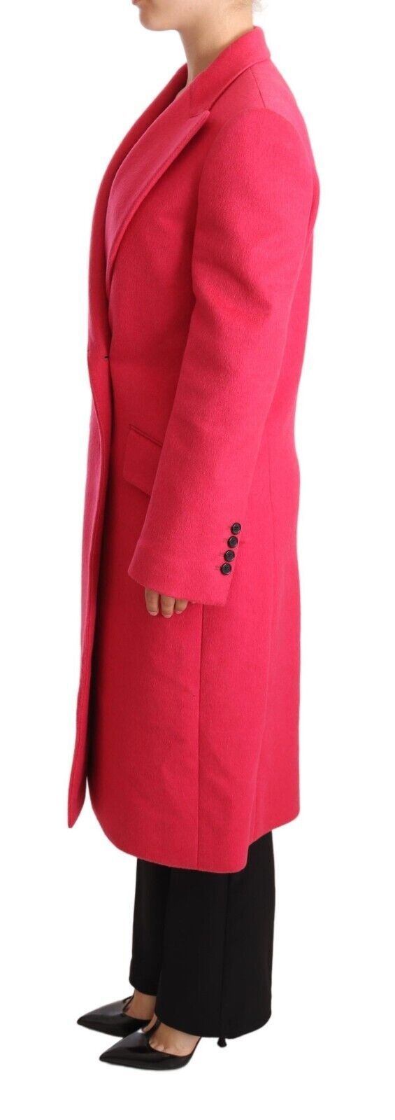 Pink Double Breasted Trenchcoat Jacket