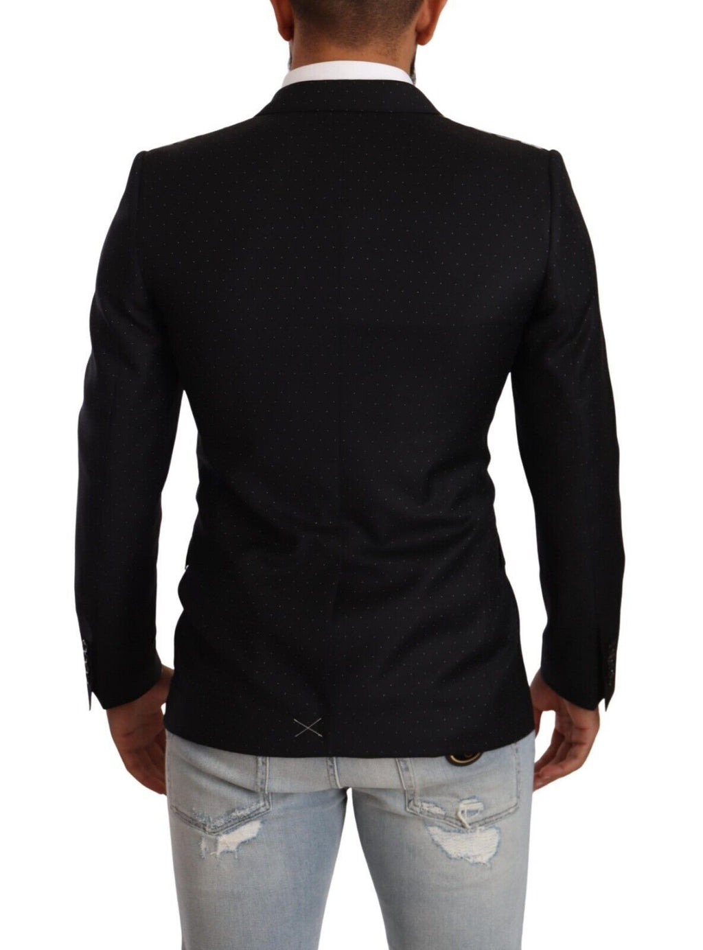 Dark Gray Dotted Double Breasted MARTINI Jacket