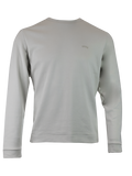Beige Cotton Round Neck Sweatshirt