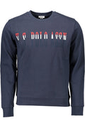 Blue Cotton Men's Sweatshirt