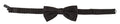 Dolce & Gabbana Dark Gray Polka Dot 100% Silk Neck Papillon Tie