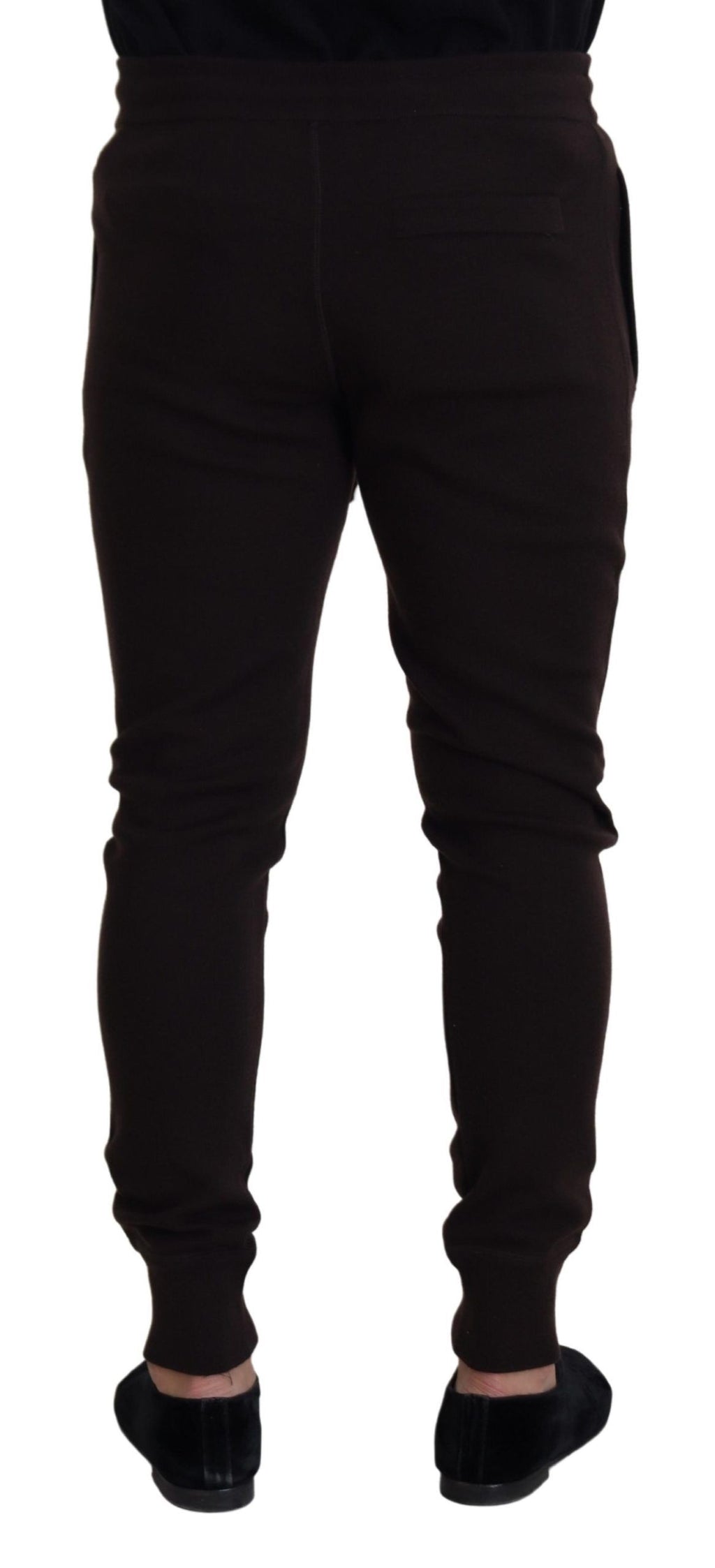 Brown Cashmere Trousers Bottoms Drawstring Pants