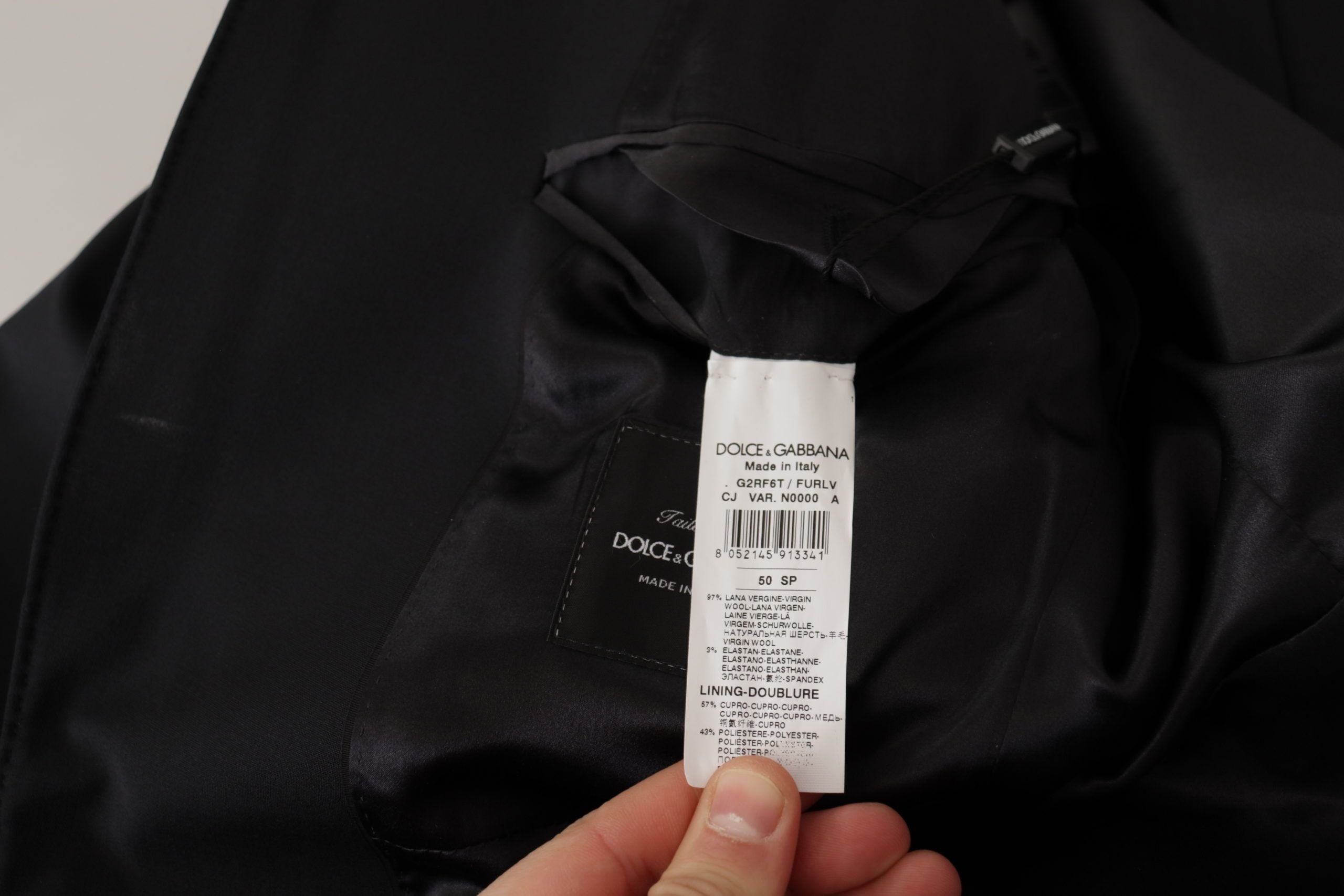 Black Wool Single Breasted Coat Men Blazer