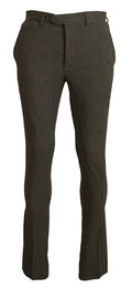 Multicolor Striped Pure Cotton Men Pants