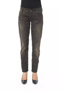 Black Cotton Women Jeans