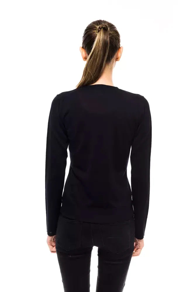 Montana Blu Blue Wool Women Sweater