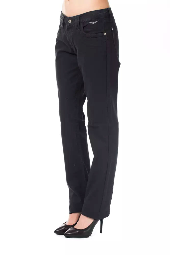Blue Cotton Women's Regular Fit Jean