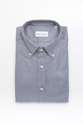 Blue Cotton Men's Shirt